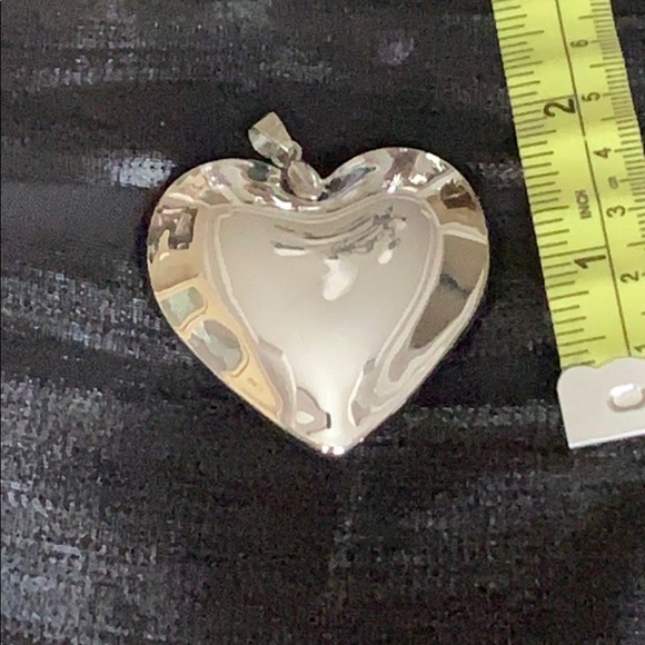 Lux Accessories Silver Tone Faux Fire Pendant - Picture 4 of 5